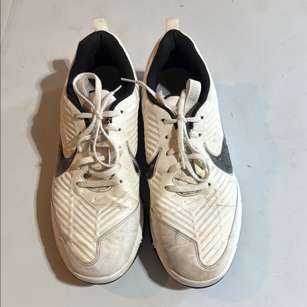 Nike White and Black Athletic Shoes